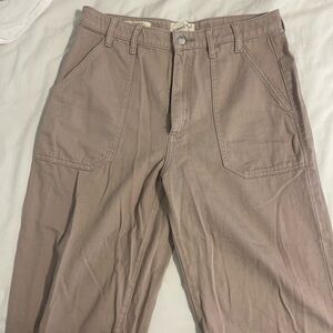 Universal Thread High Rise Wide Leg Tan Pants